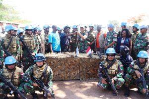 Pasukan Garuda Konga XXXIX-A RDB dan UN Staf Kongo Gelar Operasi Wibawa