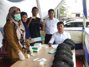 Sat Narkoba Polres Serang Kabupaten Mendadak Tes Urine Sopir
