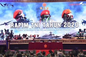 Panglima TNI : Rapim TNI Mantapkan Soliditas dan Profesionalitas TNI