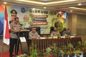 Divisi Humas Polri bersama Polda Kalsel Diskusi Penyelesaian Sengketa Informasi di Banjarmasin