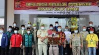 Polda Banten Bersama TNI Serta Ormas dan Ulama Kompak Deklarasi Cinta Damai Tolak Anarkisme