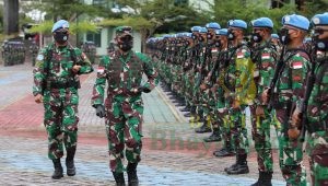 Pangdam XII/Tpr Berangkatkan Satgas BGC TNI Konga XXXIX-C MONUCO Kongo