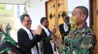 Satgas Pamtas Yonif 501 Laksanakan Ibadah Bersama dan Pengobatan Kepada Masyarakat Distrik Sugapa
