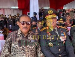 Presiden Jokowi Menjadi Inspektur Upacara Peringatan Hari Bhayangkara ke-76 di AKPOL Semarang