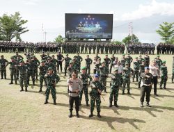 Pangdam Pimpin Pembukaan Ops Gaktib dan Yustisi Gabungan POM TNI T.A. 2023 Wilayah Kodam XVIII/Kasuari