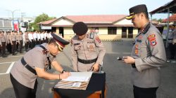 Kapolres Tabalong Pimpin Serah Terima Jabatan Jajaran Polres Tabalong