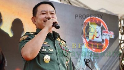 Kasad Potong Tumpeng Syukuran HUT Ke-78 Zeni Angkatan Darat