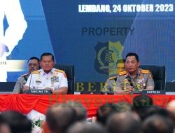 Panglima TNI dan Kapolri Tutup Pendidikan Sespimti dan Sespimmen Polri di Bandung