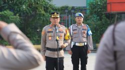 Kapolres Pelabuhan Tanjung Priok Pimpin Apel Pengamanan Hari Buruh Internasional 2024