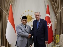 Menhan Prabowo Temui Presiden Erdoğan Bahas Kerja Sama Pertahanan RI – Turki