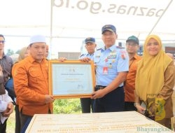 Danlanud Sultan Hasanuddin Resmikan Penggunaan Sumur Bor di Kecamatan Bontoa Kabupaten Maros