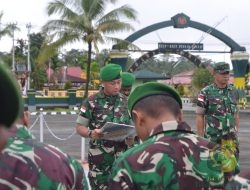 Dandim 1710/Mimika Tekankan Kembali Kepada Prajurit dan PNS Jauhi Segala Bentuk Perjudian