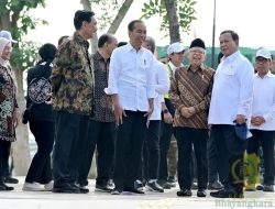 Panglima TNI Dampingi Presiden RI Tinjau Embung MBH dan Sumbu Kebangsaan di IKN