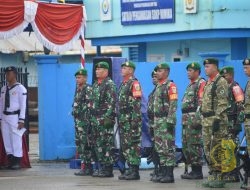 Kodim 1710/Mimika Bersama Satuan TNI/Polri dan Pemda Mimika Gelar Upacara Ziarah Tabur Bunga