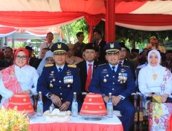 Danlanud Sultan Hasanuddin Hadiri Upacara Peringatan HUT ke-79 RI di Rujab Gubernur Sulsel