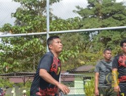 Turnamen Bola Voly Kodim 1710/Mimika Meriahkan HUT RI ke-79 Tahun 2024