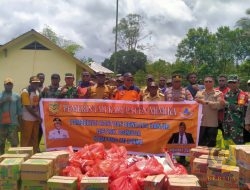 Koramil 1710-06/Agimuga Salurkan Bantuan Korban Banjir di Wilayah Binaan