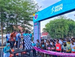 Danlanud Sultan Hasanuddin Melepas Peserta Lomba OBU 5 Run 2024 Peringati Harhubnas