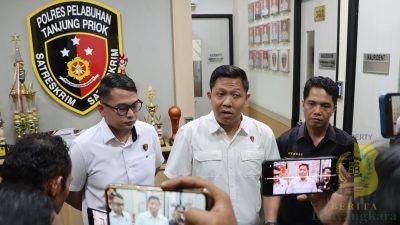 Polres Pelabuhan Tanjung Priok Konferensi Pers Pengungkapan Kasus Pencurian dengan Pemberatan