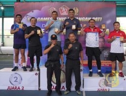 Fun Games Tenis Lapangan Pati Meriahkan HUT ke-79 TNI