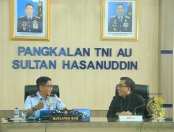 Danlanud Sultan Hasanuddin Terima Kunjungan Tim BPK RI