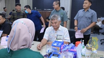 Hari Jadi Humas Polri ke-73: Divhumas Polri Gelar Donor Darah Bersama Media