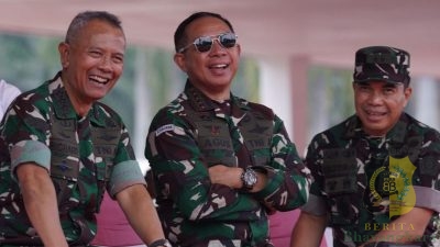 Panglima TNI Tinjau Geladi Bersih Puncak Acara HUT ke-79 TNI Tahun 2024