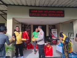 Polsek Kawasan Muara Baru Gelar Jumat Berkah Berbagi dan Imbauan Kamtibmas