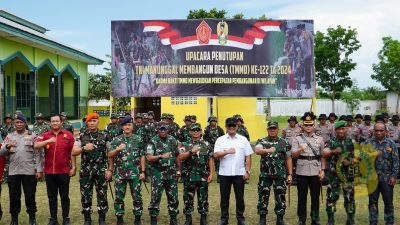 Danrem 151/Binaiya Menghadiri Upacara Penutupan TMMD ke-122 Kodim 1503/Tual