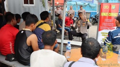 Kapolres Pelabuhan Tanjung Priok Gelar Jumat Curhat Jaga Kamtibmas Pilkada Damai dan Cegah Tawuran