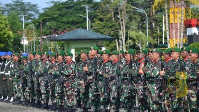 Kodim 1710/Mimika Gelar Upacara Bendera Peringati Hari Pahlawan 2024