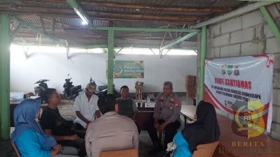 Polsek Kawasan Sunda Kelapa dan Warga Perkuat Kamtibmas Lewat Ngopi Kamtibmas