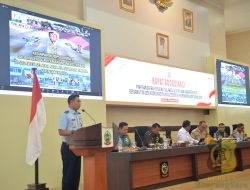 Danlanud Sultan Hasanuddin Hadiri Rakor Pimpinan Daerah Provinsi Sulawesi Selatan Bersama Tim Desk Koordinasi Pilkada Serentak Kemenkopolkam