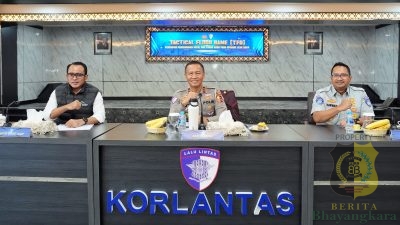 Korlantas Gelar TFG Pastikan Kesiapan Operasi Lilin 2024