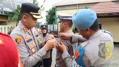 Polres Pelabuhan Tanjung Priok Apel Gelar Pasukan Operasi Lilin Jaya 2024 dan Tahun Baru 2025