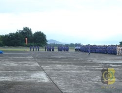 Danlanud Sultan Hasanuddin Pimpin Apel Khusus Tahun Baru 2025