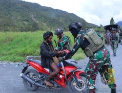 Kodim 1714/PJ Gelar Patroli dan Sweping Gabungan di Kota Mulia