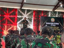 Dandim 1710/Mimika Beri Pengarahan Kepada Segenap Prajurit dan PNS Kodim