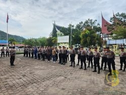 Kapolres Pesisir Selatan Turun Langsung Amankan Rapat Pleno KPU