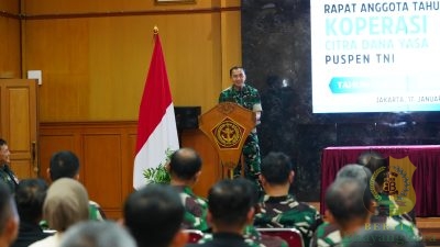 Wakapuspen TNI Buka Rapat Anggota Tahunan Koperasi Citra Dana Yasa
