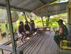 Babinsa Koramil Agimuga Rutin Gelar Komsos Bersama Warga Binaan