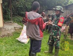 Babinsa Pos Ramil Tingginambut Sosialisasikan Pesan Kedamaian