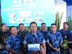 Danlanud Sultan Hasanuddin Dampingi Kasau Ground Breaking Satrad Takalar