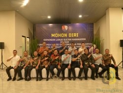 Danlanud Sultan Hasanuddin Pamitan dengan Jajaran Forkopimda Maros dan Otoritas Bandara Internasional Sultan Hasanuddin