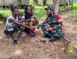 Babinsa Pos Ramil 1714-07/Fawi Mengajak Warga Jaga Kondusivitas