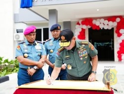 Panglima TNI Resmikan Gedung Trisula Denjaka dan Serahkan Ransus Mobile Dual Ramp System