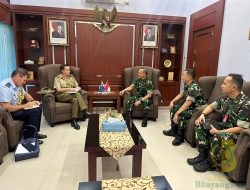 Aslog Panglima TNI Terima Kunjungan Athan Australia