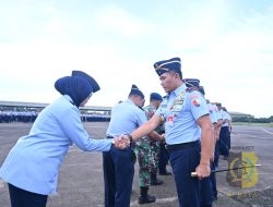 Danlanud Sultan Hasanuddin Pimpin Apel Luar Biasa Halal Bihalal