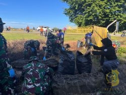 Kodim 1710/Mimika Karya Bakti Pembersihan Jalan