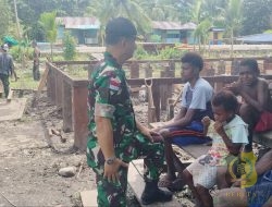 Kasdim 1710/Mimika Tinjau Pengerjaan Sasaran Fisik Pra TMMD ke-124